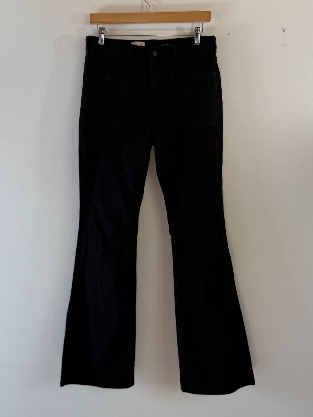 Pilcro Flare Jeans Black Size 29